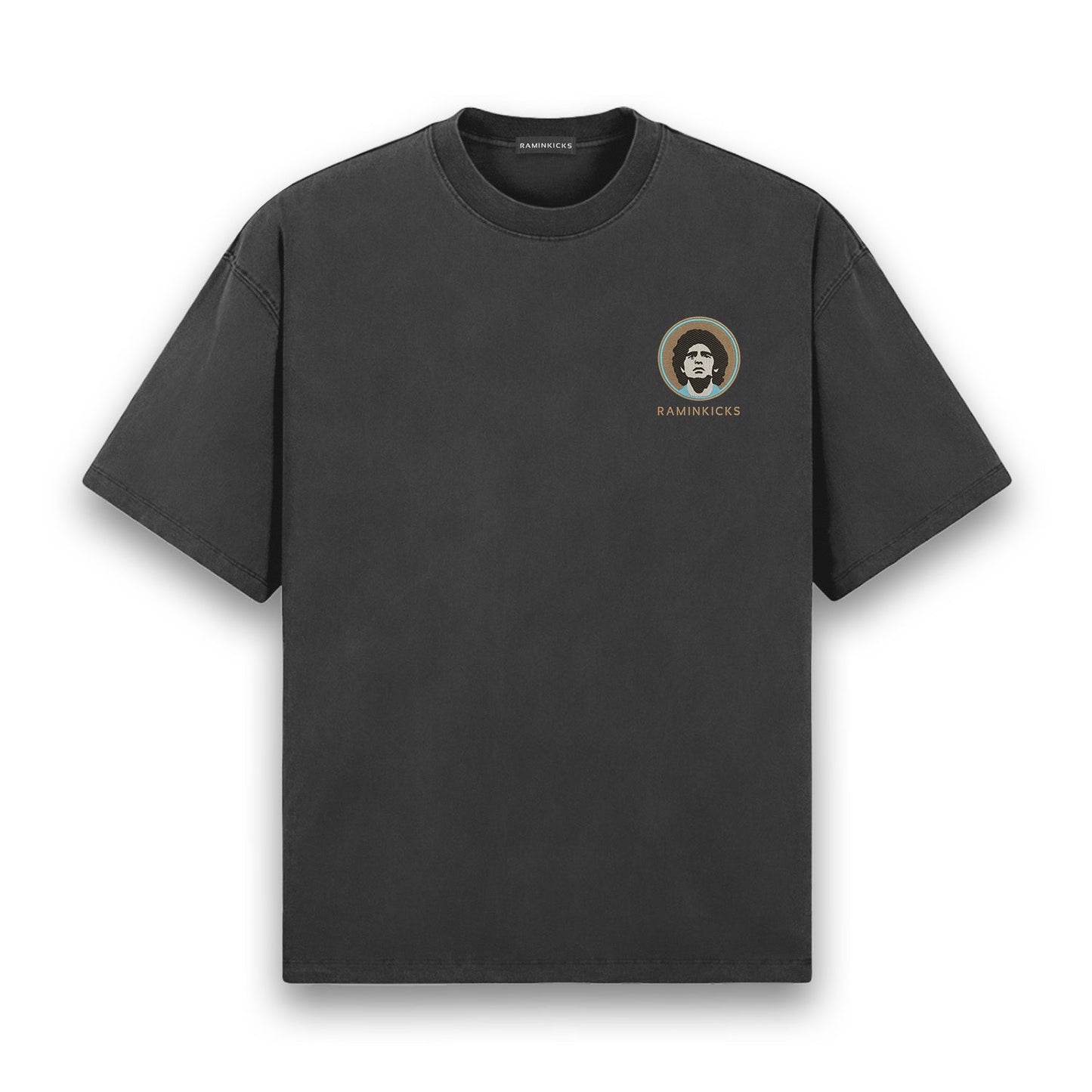 MARADONA EMBROIDED "T-SHIRT" (BACKPRINT)