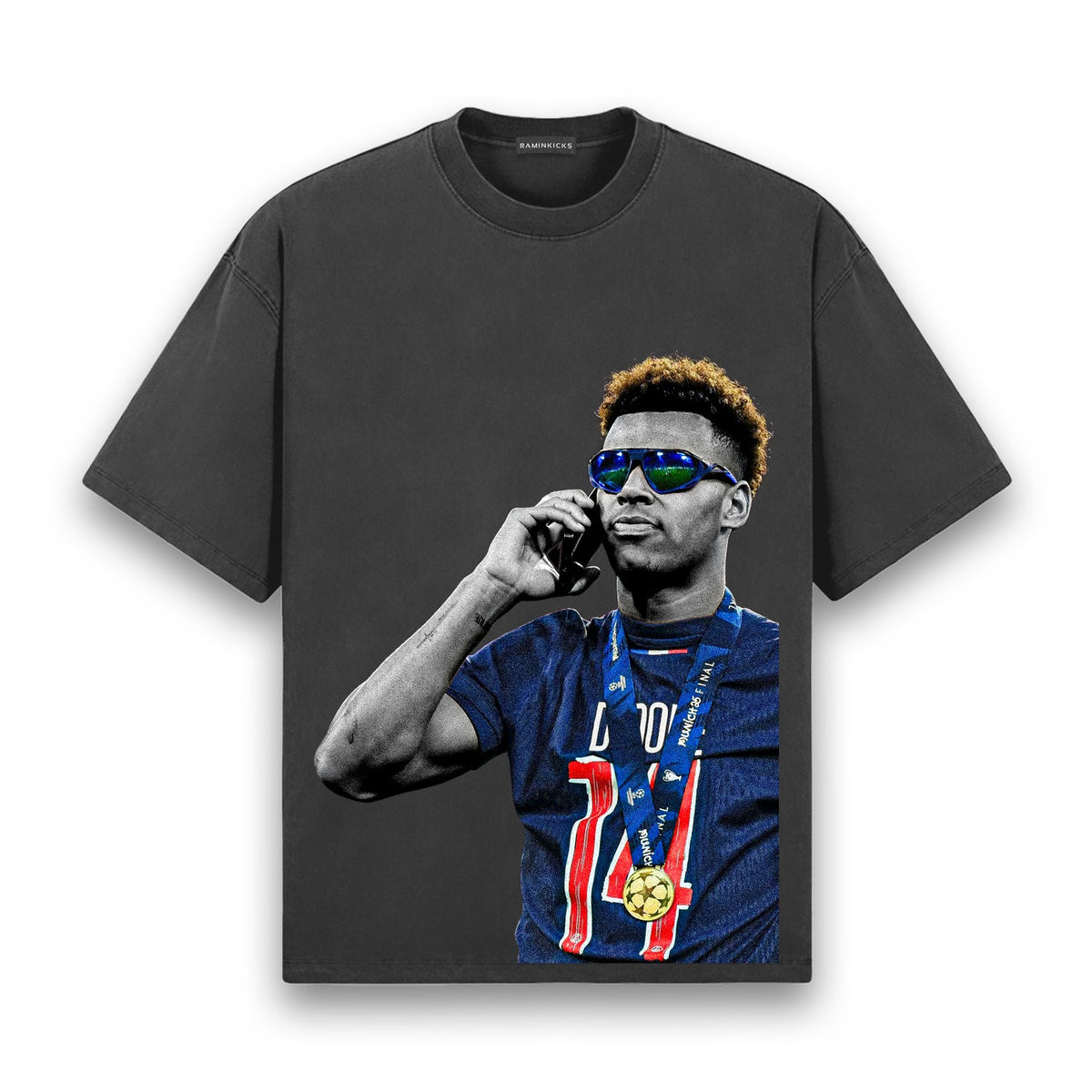 Custom Monochrome Design T-Shirt product photo