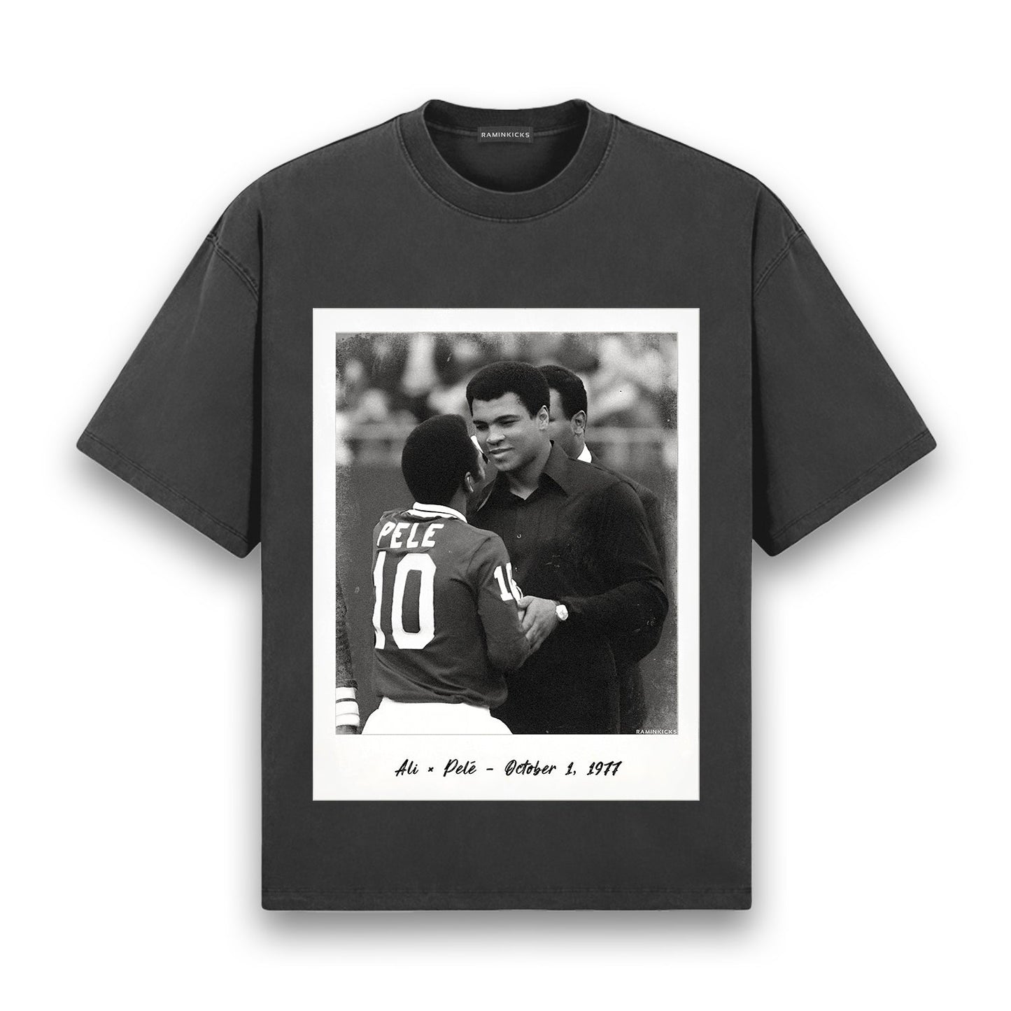 MUHAMMAD ALI x PELÉ POLAROID (1977) "T-SHIRT"