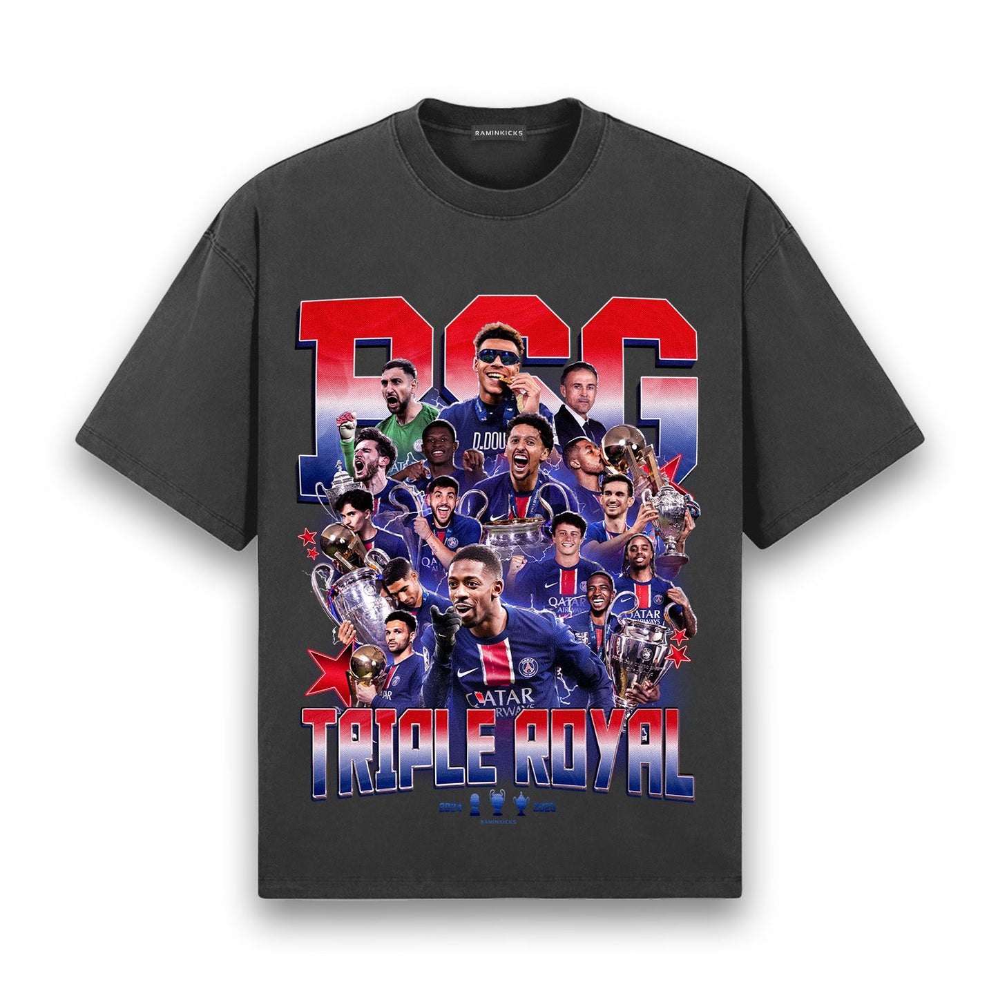 PSG TREBLE (2025) "T-SHIRT"