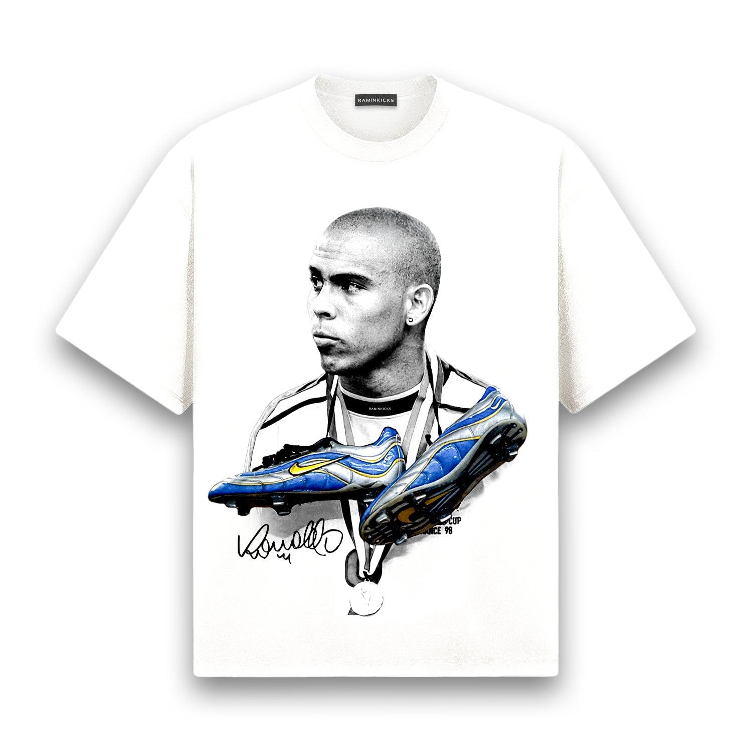 Shop Ronaldo 1998 T-shirt - Iconic Mercurial Design – RAMINKICKS