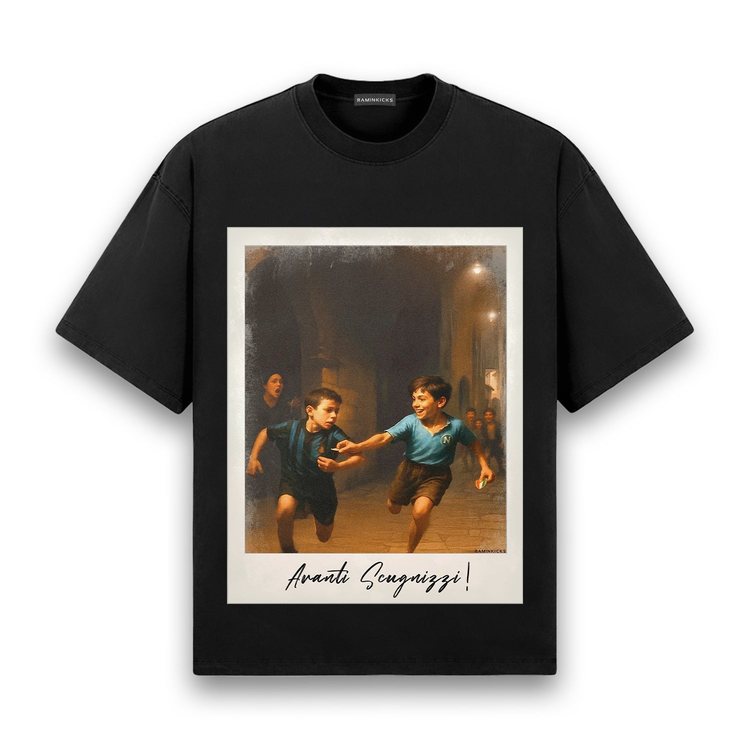 Diego Maradona Polaroid T-Shirt - Iconic Style | Ramin Kicks