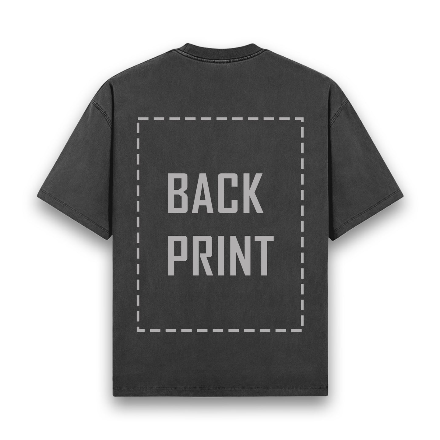 CUSTOM BACK PRINT "T-SHIRT"