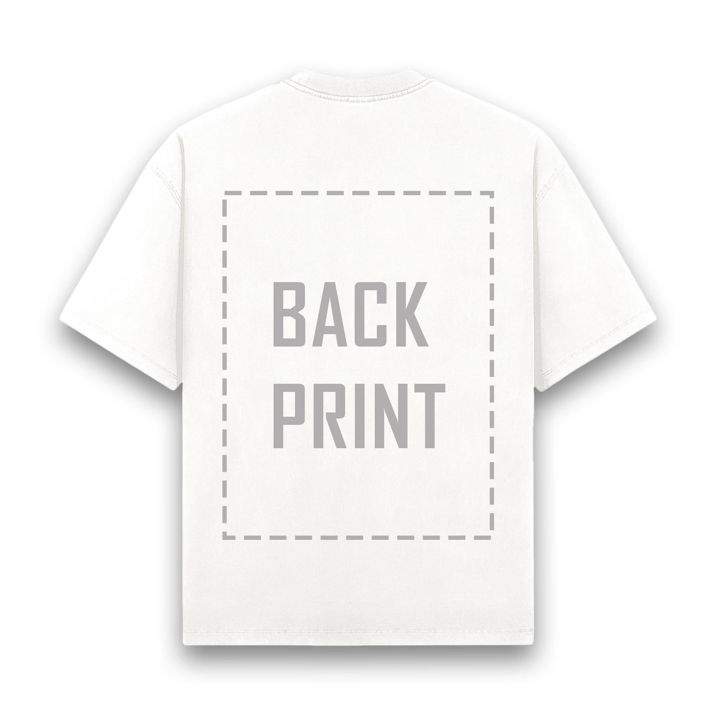 CUSTOM BACK PRINT "T-SHIRT"