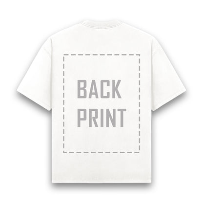 CUSTOM BACK PRINT "T-SHIRT"