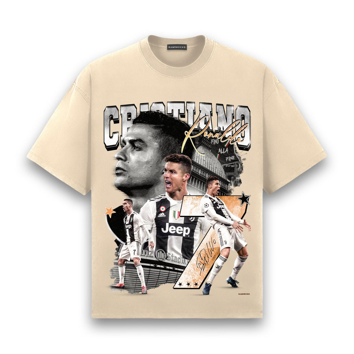 CRISTIANO RONALDO (BIANCONERI) "T-SHIRT" product photo