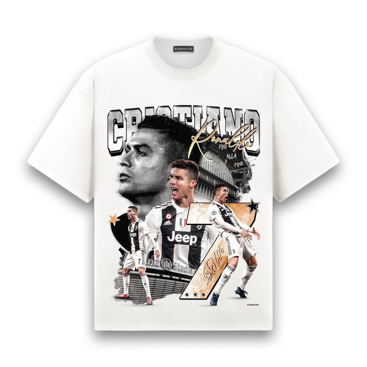 CRISTIANO RONALDO (BIANCONERI) "T-SHIRT" product photo