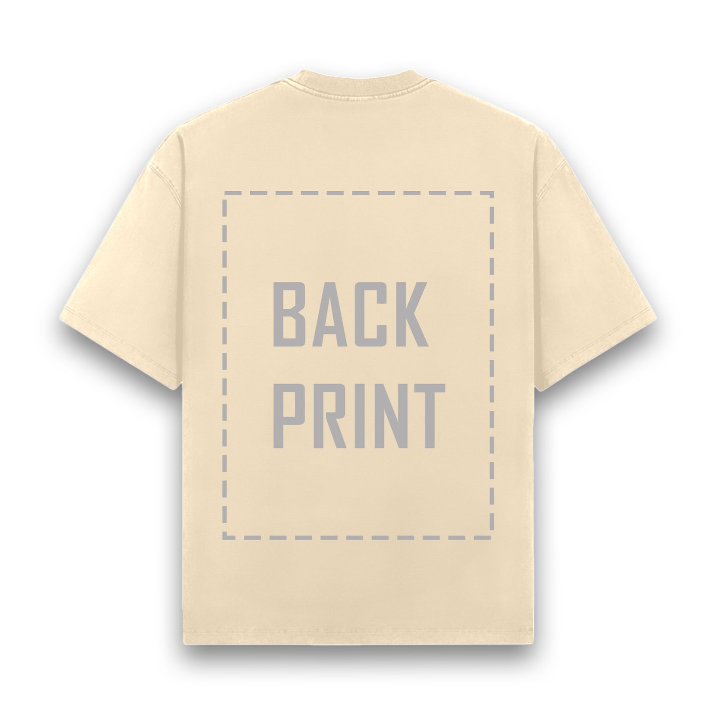 CUSTOM BACK PRINT "T-SHIRT"