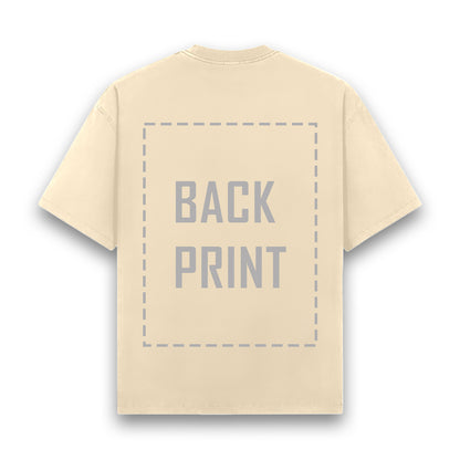 CUSTOM BACK PRINT "T-SHIRT"
