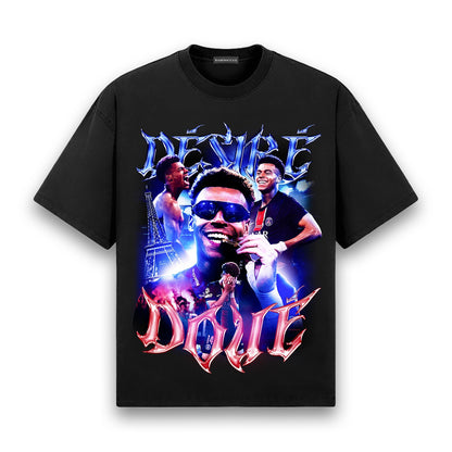 Désiré Doué T-shirt in deep black — RAMINKICKS