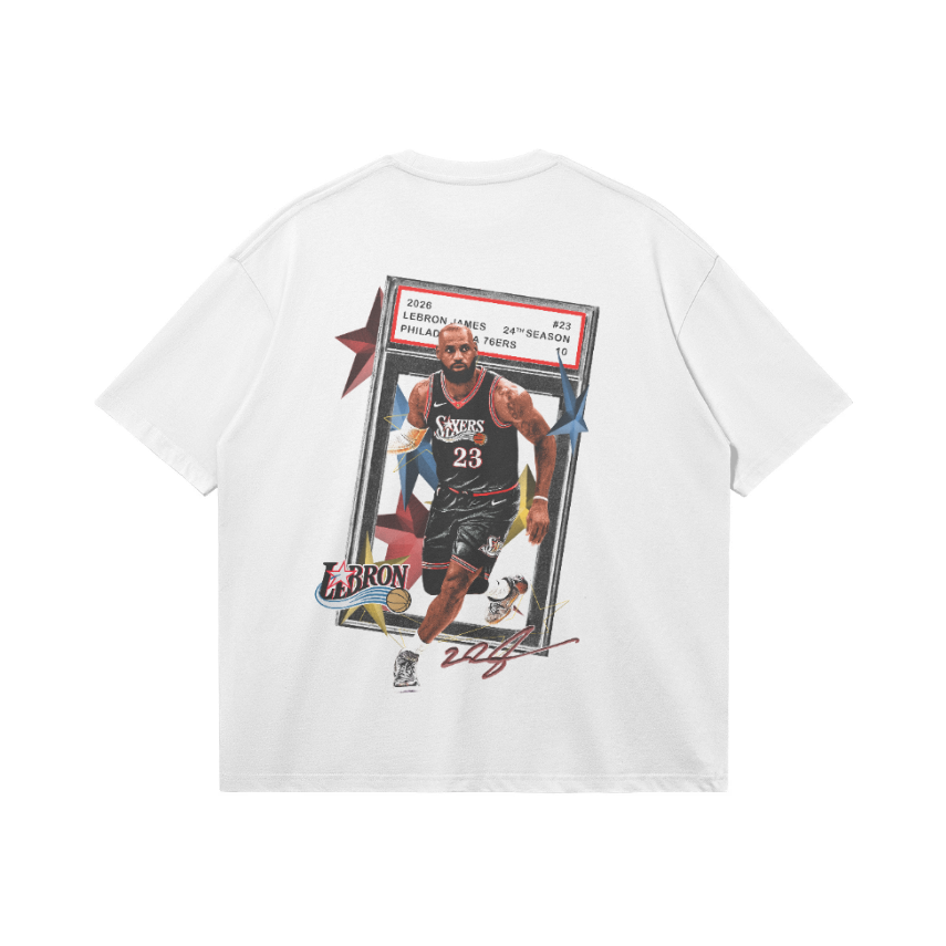 Inspired By Lebron James (Philadelphia Edition) in white — RAMINKICKS