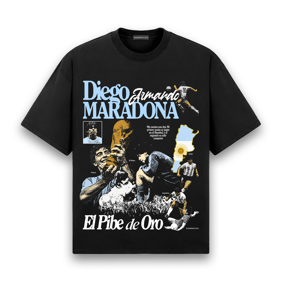 Diego Maradona El Pibe de Oro T-Shirt product photo