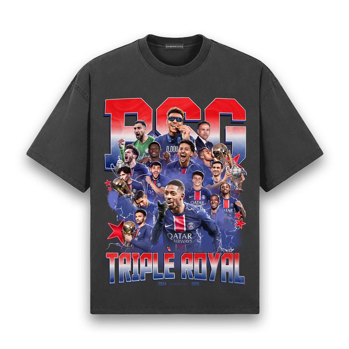 PSG TREBLE (2025) "T-SHIRT"