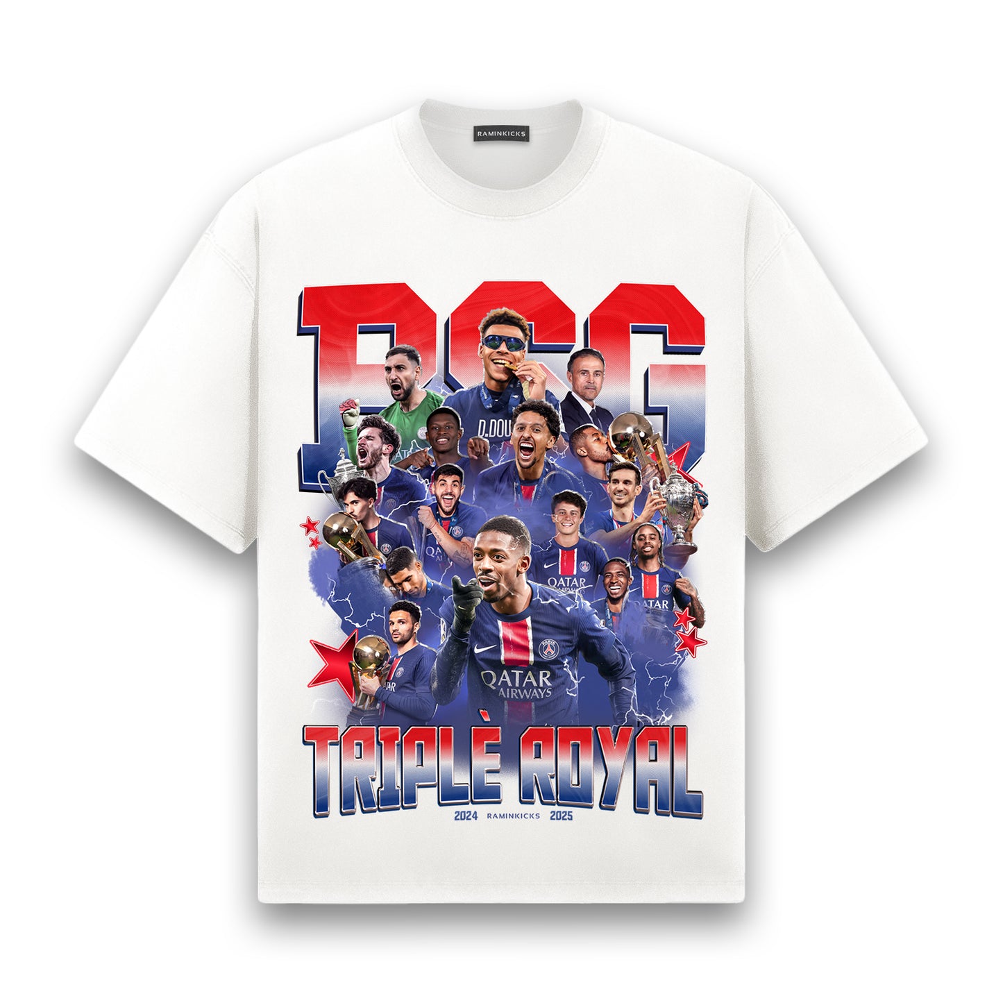 PSG TREBLE (2025) "T-SHIRT"