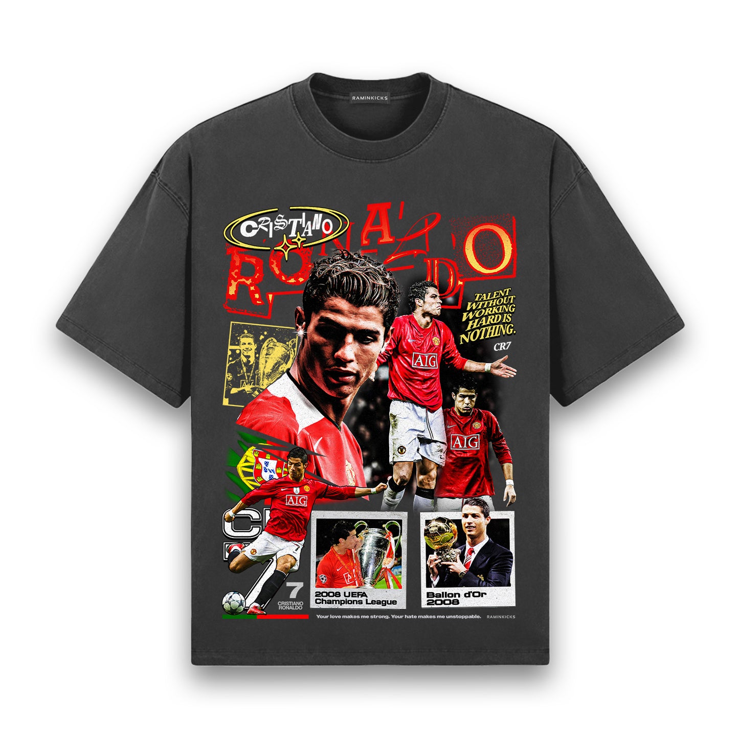 CRISTIANO RONALDO (MANCHESTER UNITED) "T-SHIRT"