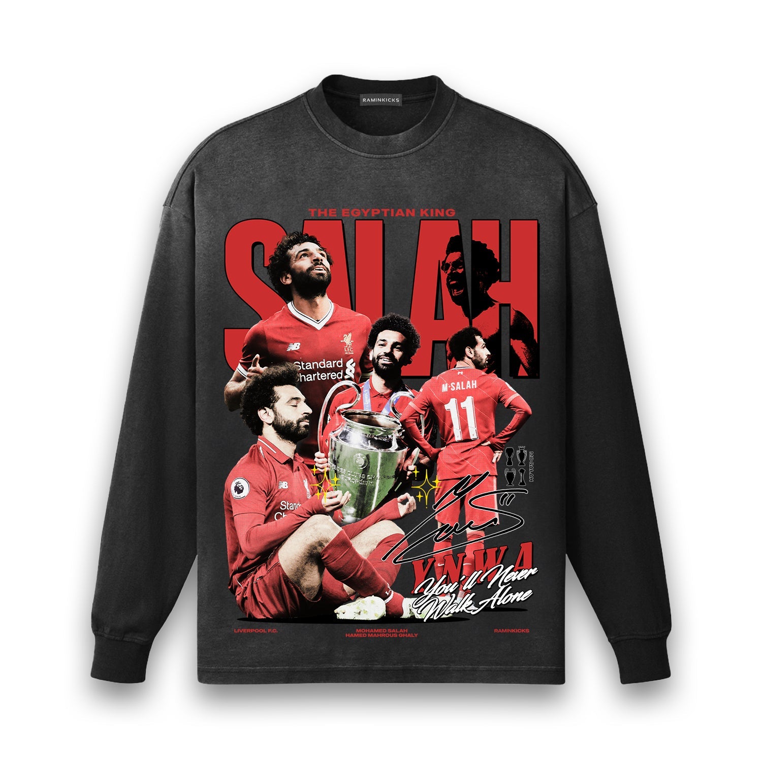 Liverpool FC M. Salah Dri-FIT シャツ L Nike Liverpool Dri-Fit ADV Match Home M.Salah 11 Jersey 2024