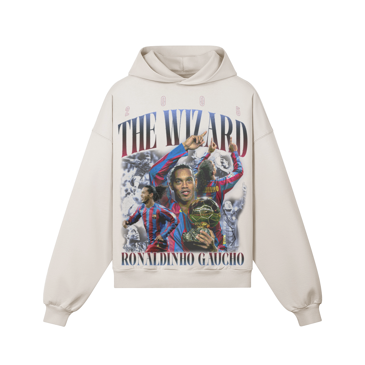 Light Beige Ronaldinho (2005) Hoodie product photo