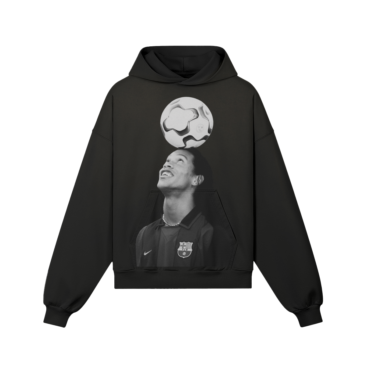 Black Ronaldinho Hoodie product photo
