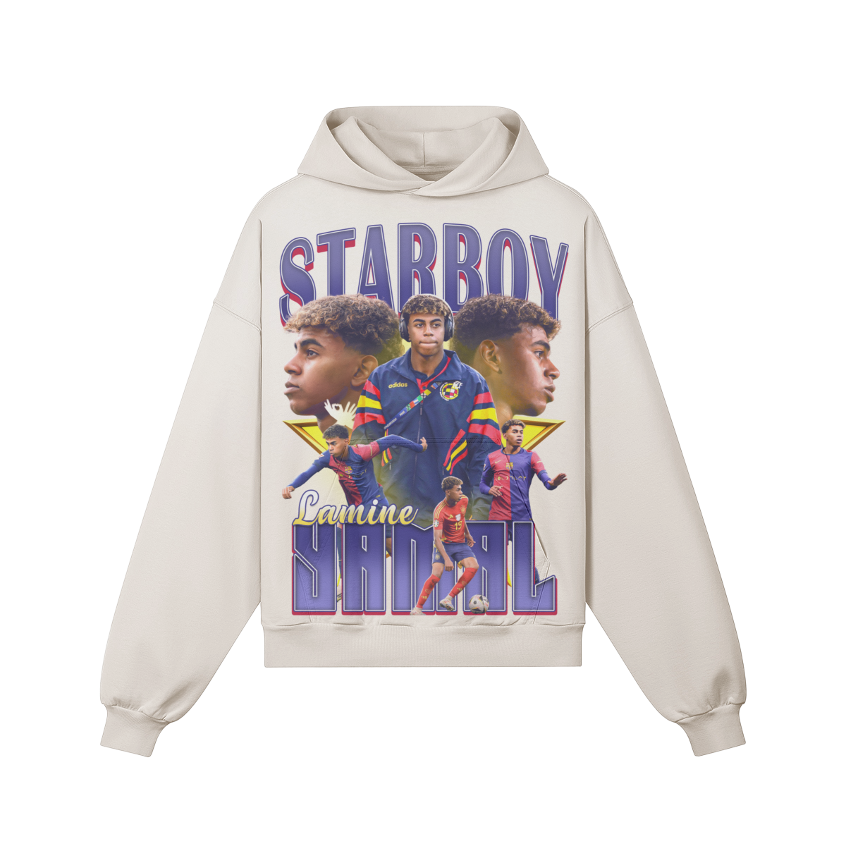 Light Beige Lamine Yamal Hoodie product photo