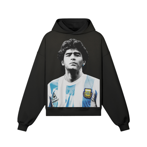 Black Diego Maradona Argentina Hoodie product photo