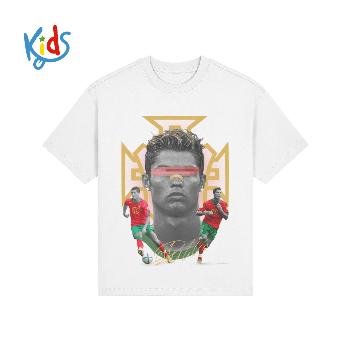 Cristiano Ronaldo 2004 Kids Tee product photo