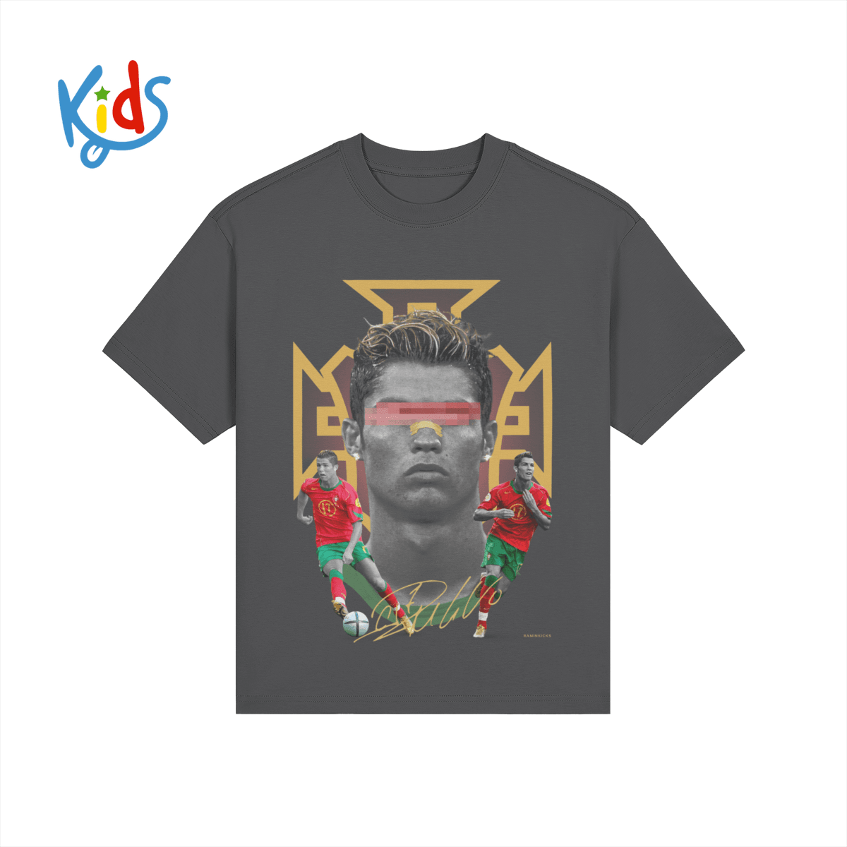Cristiano Ronaldo 2004 Kids Tee product photo