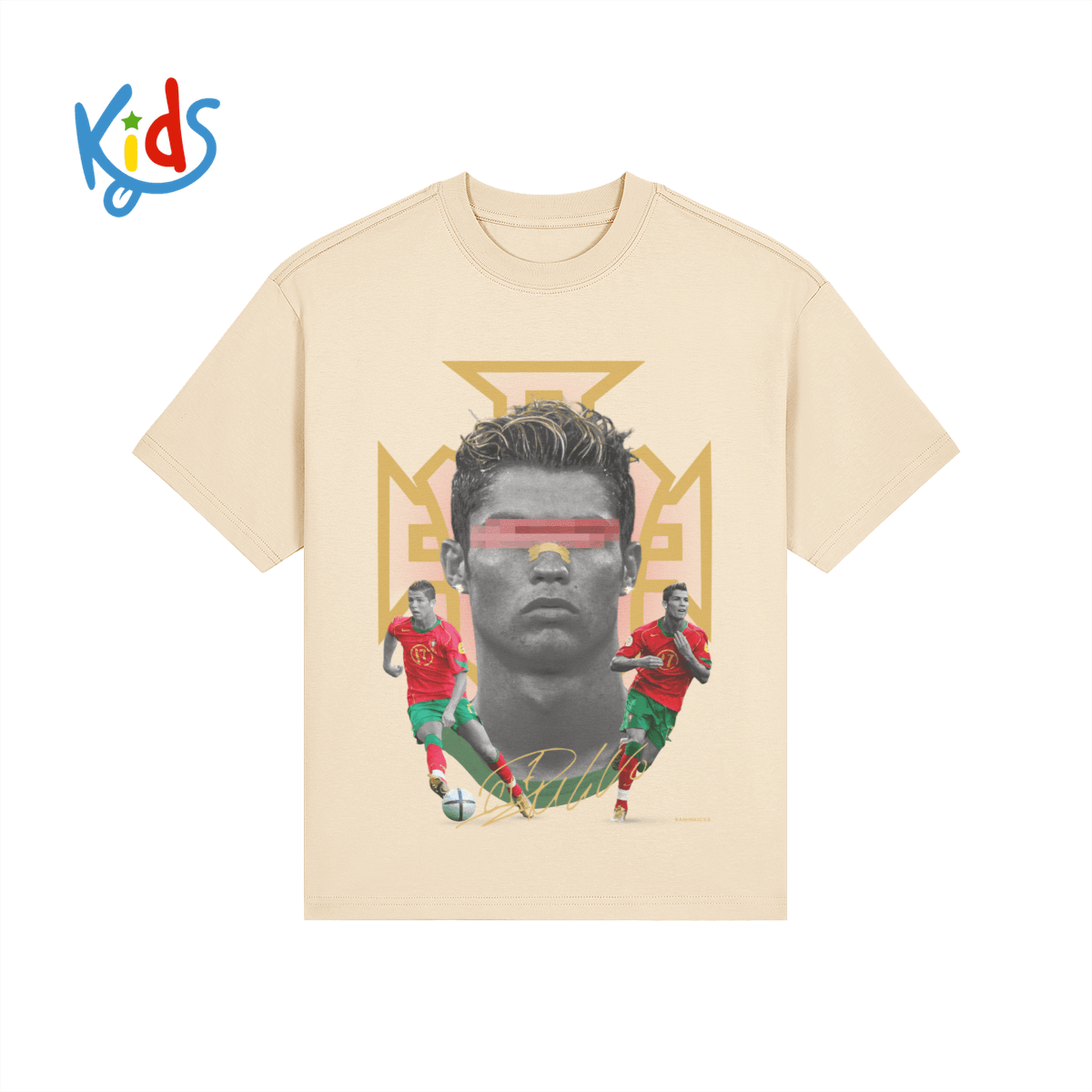 Cristiano Ronaldo 2004 Kids Tee product photo