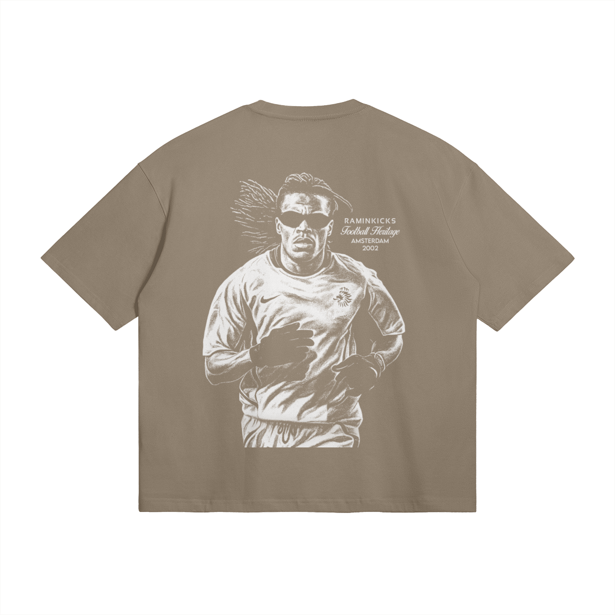 Khaki FOOTBALL HERITAGE (INSPIRED BY DAVIDS) "T-SHIRT" product photo