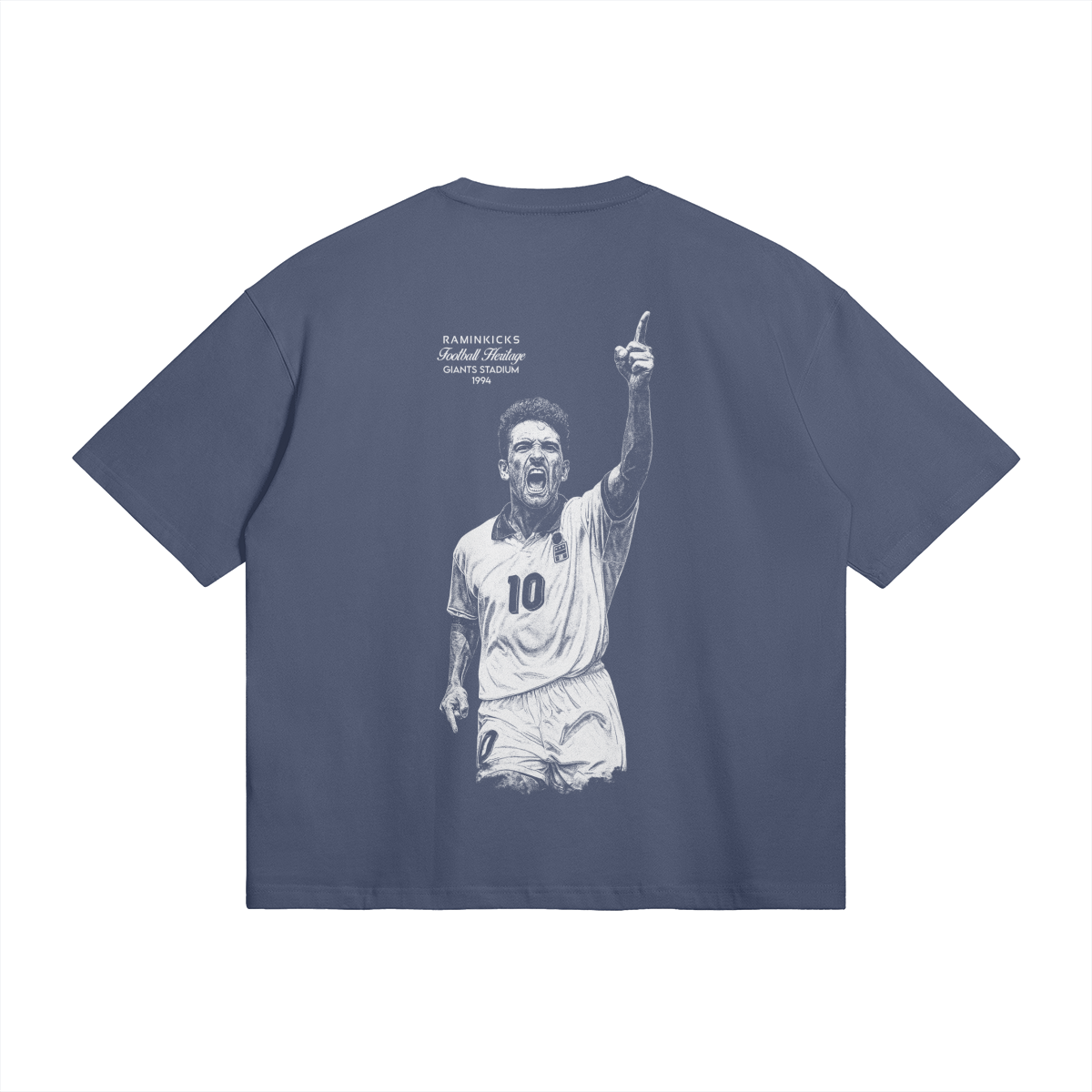 FOOTBALL HERITAGE (BAGGIO) "T-SHIRT" product photo - Back View