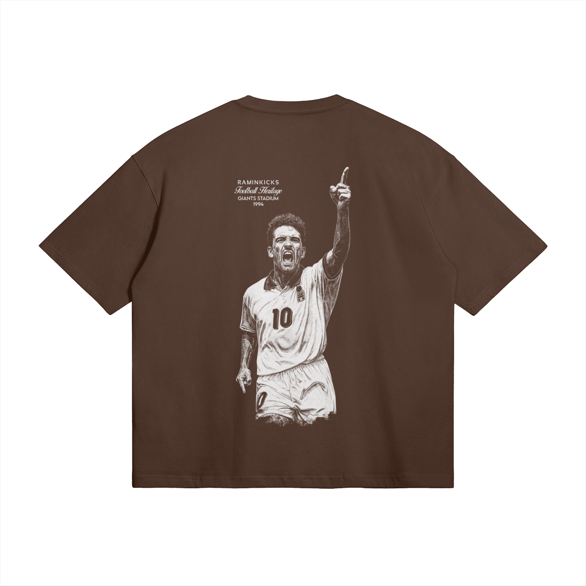 FOOTBALL HERITAGE (BAGGIO) "T-SHIRT" product photo - Back View