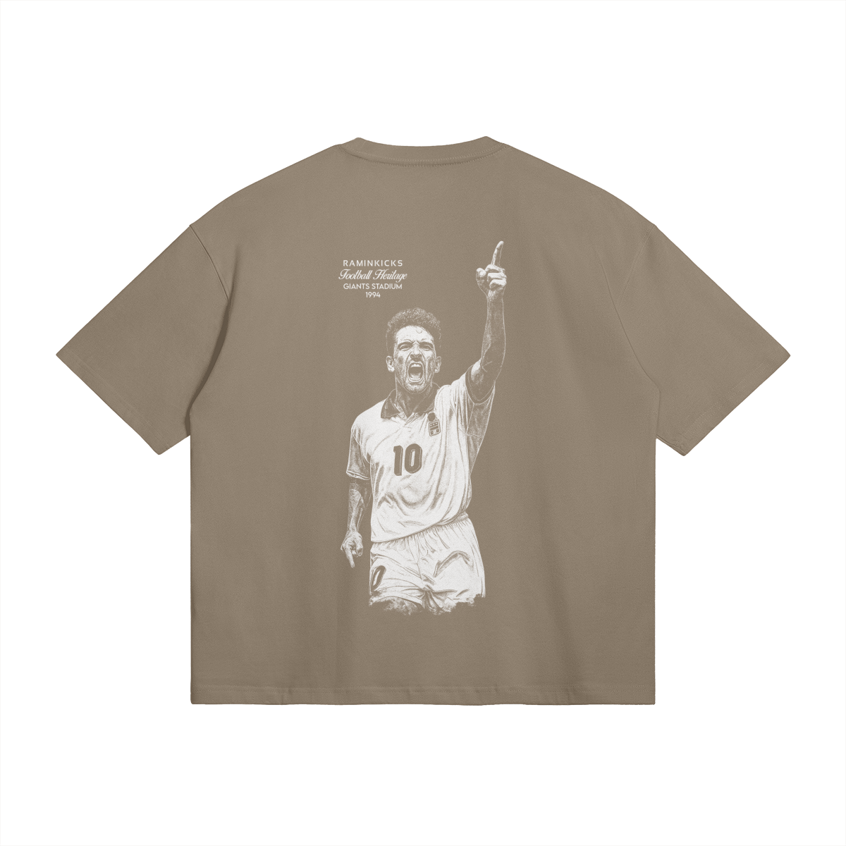 FOOTBALL HERITAGE (BAGGIO) "T-SHIRT" product photo - Back View