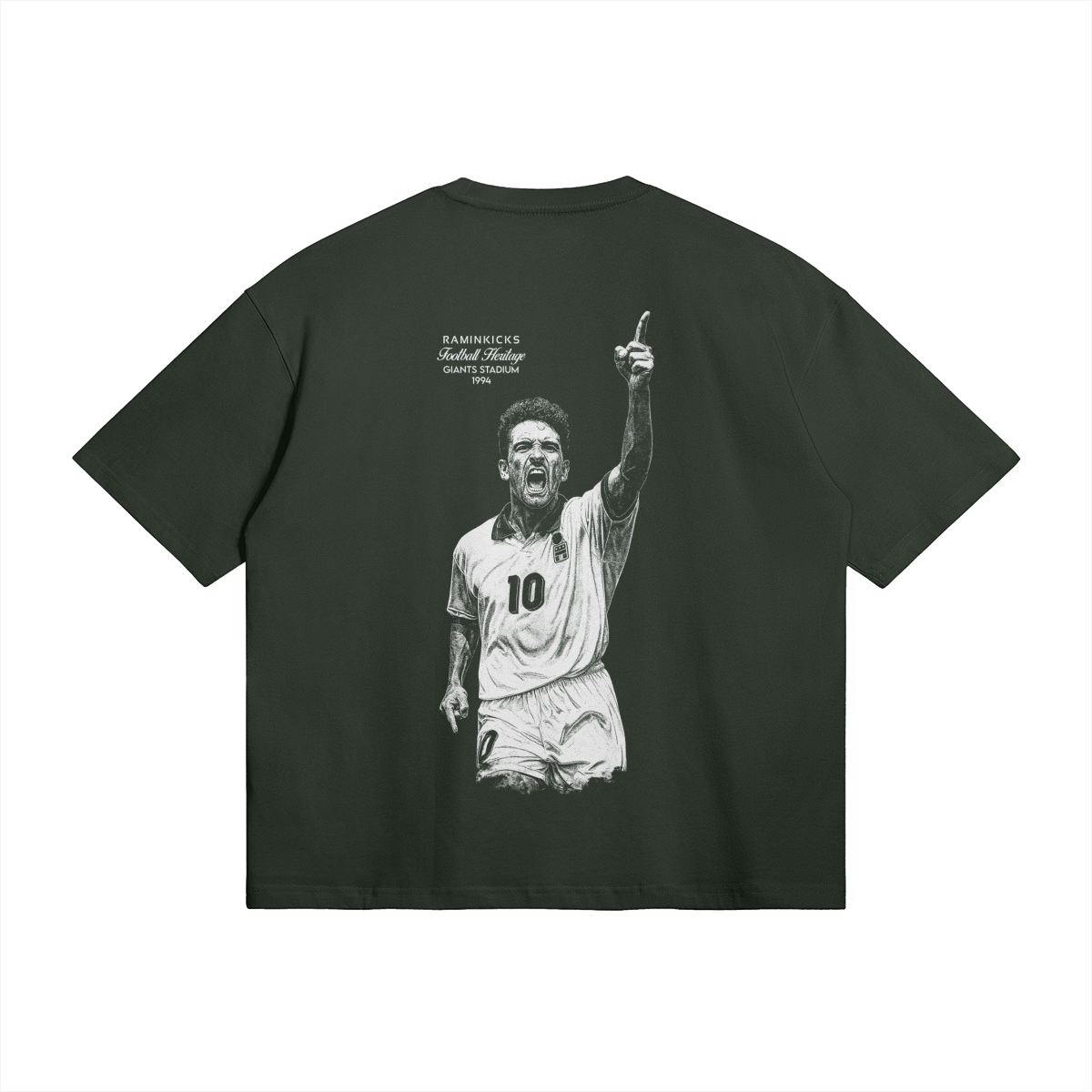FOOTBALL HERITAGE (BAGGIO) "T-SHIRT" product photo - Back View