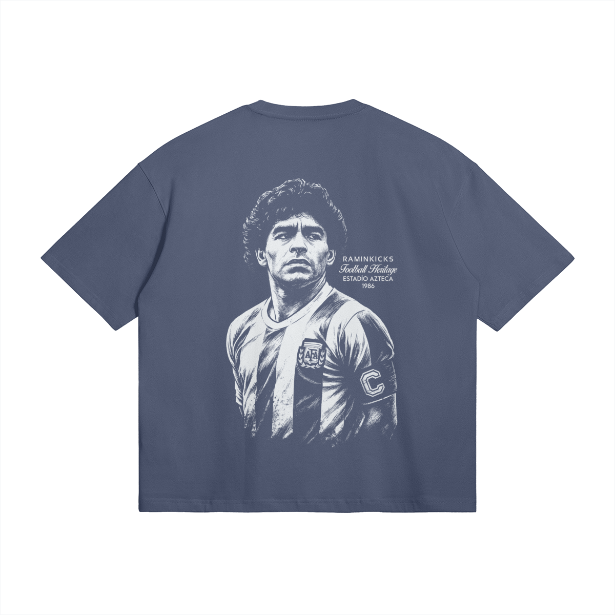 FOOTBALL HERITAGE (MARADONA) "T-SHIRT" product photo - Back View