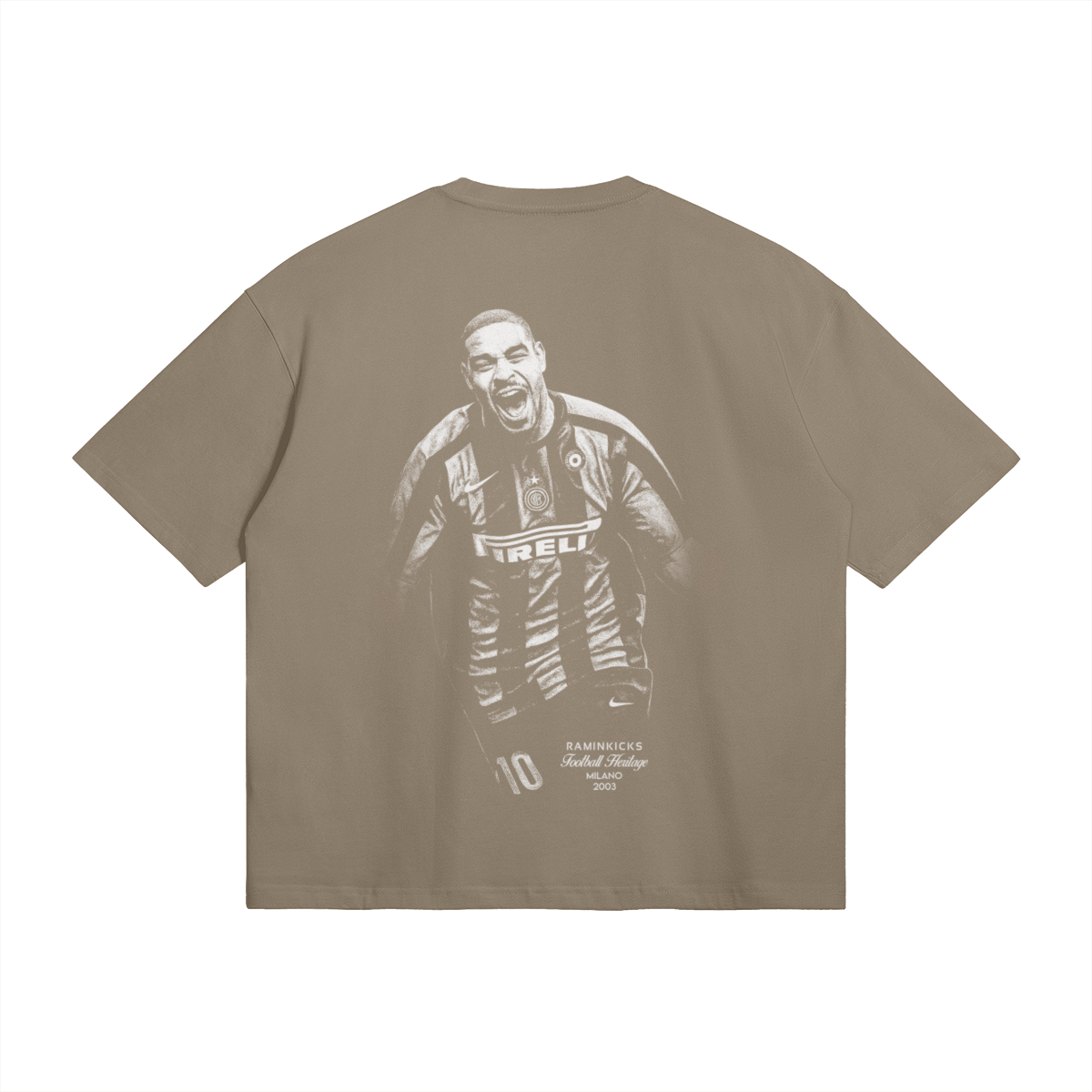 Football Heritage Adriano T-Shirt product photo - Back View