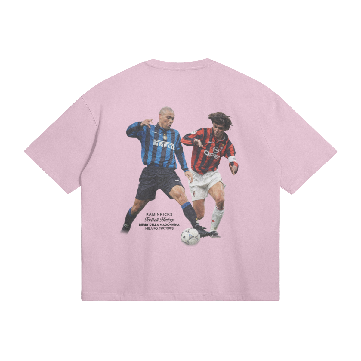 FOOTBALL HERITAGE (DERBY DELLA MADONNINA) "T-SHIRT" product photo - Back View