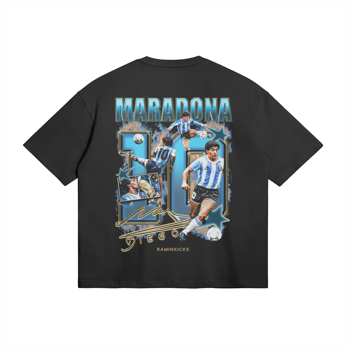 Diego Maradona T-Shirt product photo - Back View