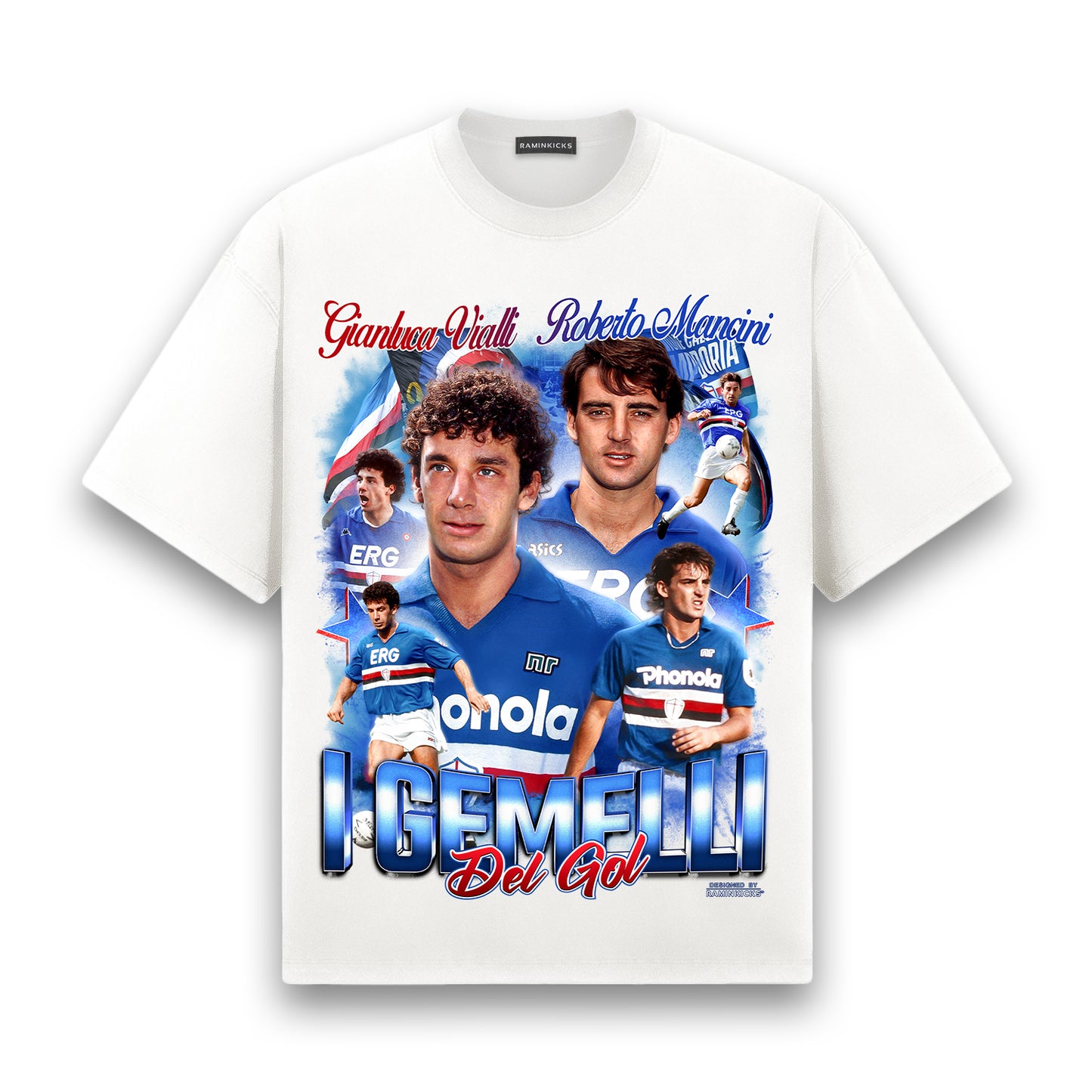 VIALLI x MANCINI (SAMPDORIA) "T-SHIRT"