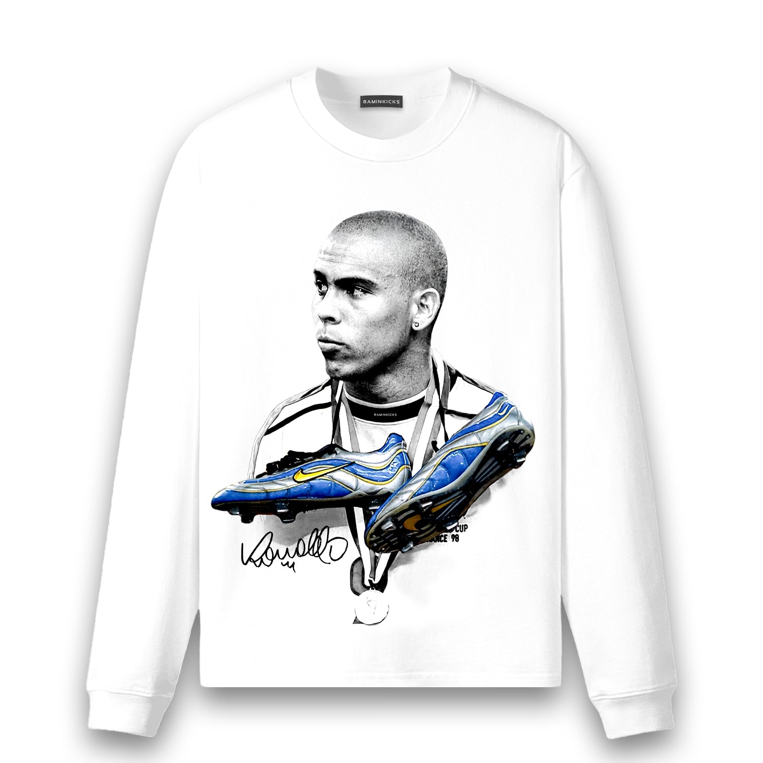 Shop Ronaldo 1998 T-shirt - Iconic Mercurial Design – RAMINKICKS